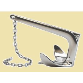 072307 RVS Bruce anker - 7,5 kg - lengte 530 mm.