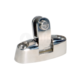 072660 Scharnierend Voet RVS 316. 26x69mm.