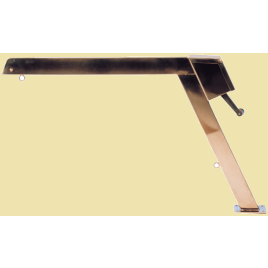 048900 RVS 316 Davit. Belasting p/paar 120kg.