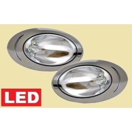 025165 Set High Power LED Hull Light opbouw RVS 12V.