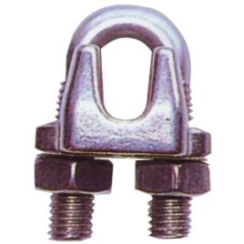  078538 Draadklem RVS - lang model - Ø 16 mm.