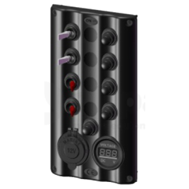 025305 Schakelpaneel 12V Auto Fuse 4 schakelaars.