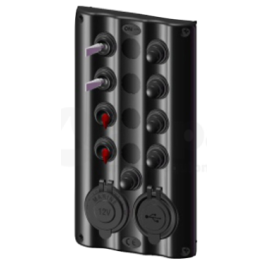 025300 Schakelpaneel 12V Auto Fuse 4 schakelaars.