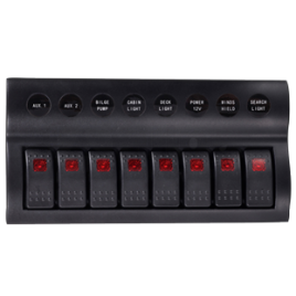 L0611178 Schakelpaneel 12V Auto Fuse 8 schakelaars.