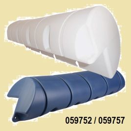 059752 Dockfender recht wit 1100x240x240mm.