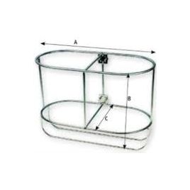 048741 Fenderkorf RVS 475x320x240 mm.