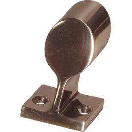 072206 RVS Handreling eindstuk 60° - voor buis Ø 25,4 mm.