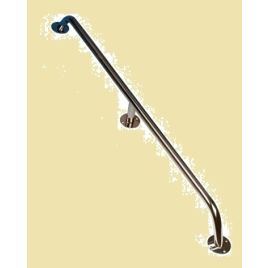 613130 Handreling RVS 316 - lengte 1200 mm - met extra middensteun.