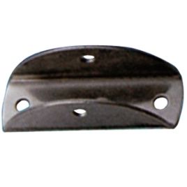 495009 RVS voet - lengte 45 mm - voor buis Ø 22,25 mm.