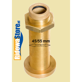 562230 Bronzen hennegatskoker Ø30mm. Lengte 183 mm.