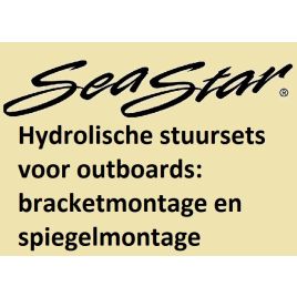 SeaStar Hydraulische stuursets: bracket- en spiegelmontage