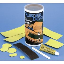 E4500180 Reparatieset voor rubberboten van Hypalon doek - kleur wit. 