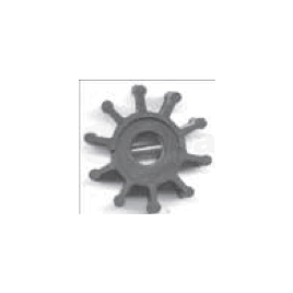 (Imp1) 500156 Impeller - 10 blad - afm. Ø 12,66 x 51,8 x 22.