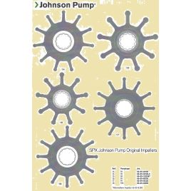 66-09-1029B Johnson impeller voor F8 pompen.