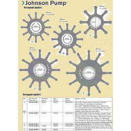 66-09-701B-1 Johnson impeller vervangt Sherwood/Jabsco.