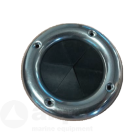 001058 Kabeldoorvoer met RVS316 montagering. Ø90xØ58x10mm.