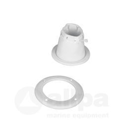 1643754 Kabeldoorvoer Ø 105 mm. Wit.