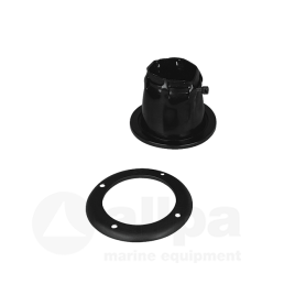 1643756 Kabeldoorvoer Ø 105 mm. Zwart.