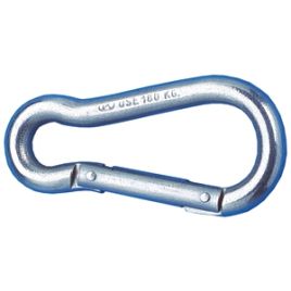 290500 Karabijnhaak RVS - Ø 8 mm x 80 mm. 