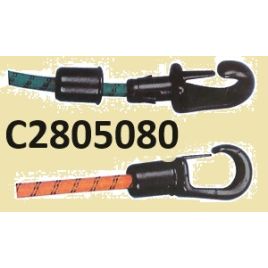 C2805080 Karabijnhaak - nylon - Ø 5-6 mm.