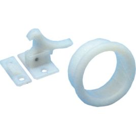 004329/Z Kunststof kastsluiting - kleur zwart.