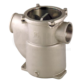 001162B Koelwaterfilter ⅜". Cap. 1400L/uur. Hoogte 117mm.