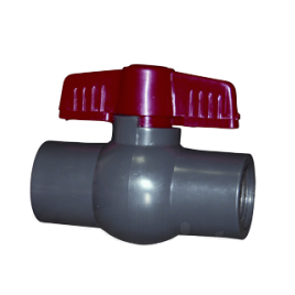 1670979 Nylon kogelkraan 1¼".