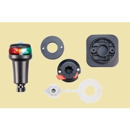 L0601103 Combinatielamp (rood/groen) op batterijen. Met basis.