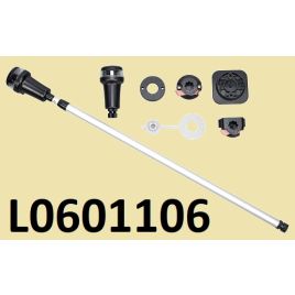 L0601106 Combinatielamp (rood/groen) telescopisch op batterijen.