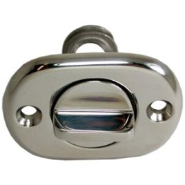 078705 RVS Lensplug met RVS schroefplug. Gatmaat Ø25 mm.