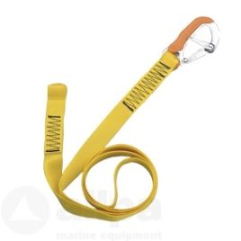 B1402200 Lifeline met 1 RVS musketonhaak. 