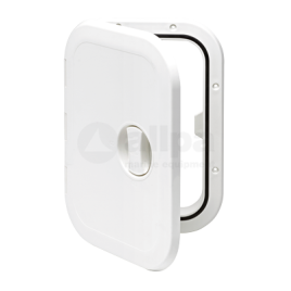 484163 Inspectie- en toegangsluik. PP. Buitenmaat: 373x373mm.