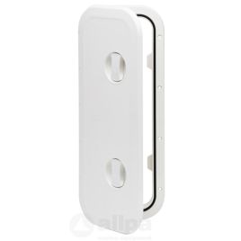 484166 Inspectie- en toegangsluik. PP. Buitenmaat: 606x243mm. Wit.