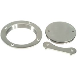 072671 RVS Inspectieluik / dekplaat Ø 139mm. 