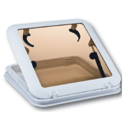 N0774060 Dekluik - wit nylon - 500 x 500 mm (bxd). 