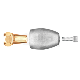 017240 Mercury/Mercruiser Zink Anode Prop Nut Assy Bravo 3 - tot 2003.