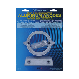 017514A Alu Anode Kit Volvo 290 Dual Prop.