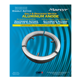 017517A Alu Anode Kit Volvo Folding Prop. Engine D2-55 A,B,C,D,E,F.