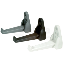 M002 Klapbare mast step. Kleur wit. Max. 140 kg.