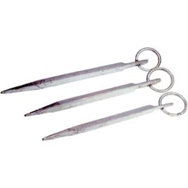 072690 Meerpen verzinkt. Lengte 285 mm x dikte 12 mm.