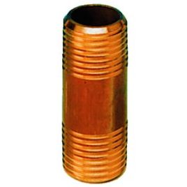 000530D-120 Verlengpijp messing ¾" x 120 mm.