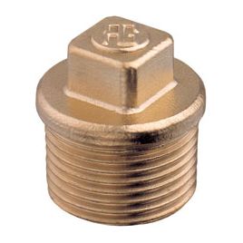 000290F Eindstop messing 1¼".