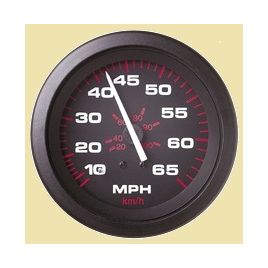 57901E Voltmeter 12V Ø2" 10-16VDC. Zwart.