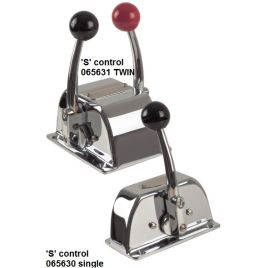 065630 'S' Enkelwerkende motorbediening (gas) - topmontage.