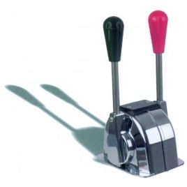 065672 'NB' Enkelwerkende motorbediening 'TWIN' (gas/schakeling) -  topmontage. 