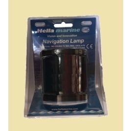 041108 Hella 2x112,5º 2-kleurenlamp groen/rood 12-24V/25W. Zwart huis.