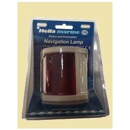 041206 Hella 112,5º boordlicht rood 12-24V/25W. Wit huis.