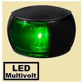 041354 Hella boordlicht groen 8-28V. Zwart huis.