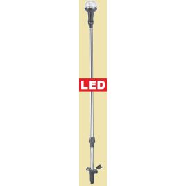 L4400226 RVS rondschijnend wit toplicht 8-30V/0,5W LED. 635 mm.