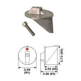 017657A Alu Anode Honda Trim Tab Anode.